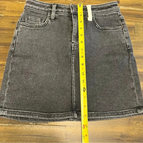 Current/Elliot Mini Skirt Black White Ket Skirt - Picture 4 of 5